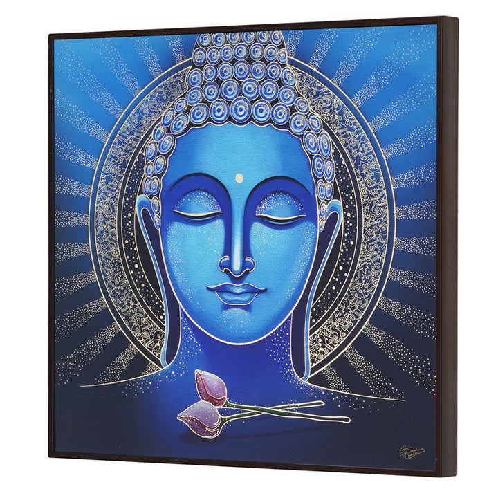 Golden Embossed Wall Painting