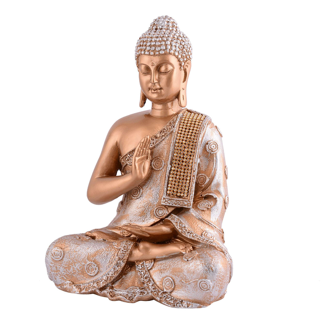 Buddha Idol Statue Showpiece Gift Gifting Item Polystone Home Decor Decoration