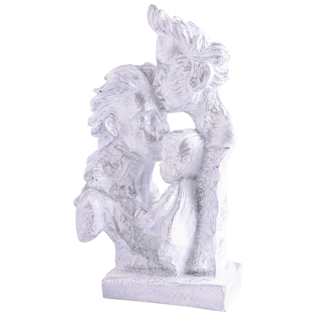 MOTHER and Father with Child Love  golden Statue showpiece for Home Decor and Gifting