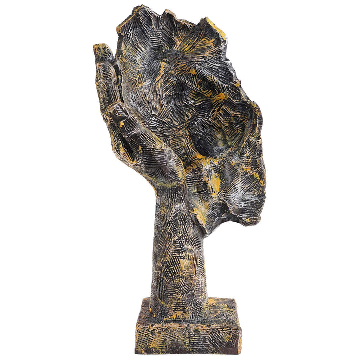 Face Statue for Living Room/Bedroom/Home/Office House, Big Size murti Antique Idol Abstract Art Decor showpiece Good for Gifts an Any Occasion Anniversary