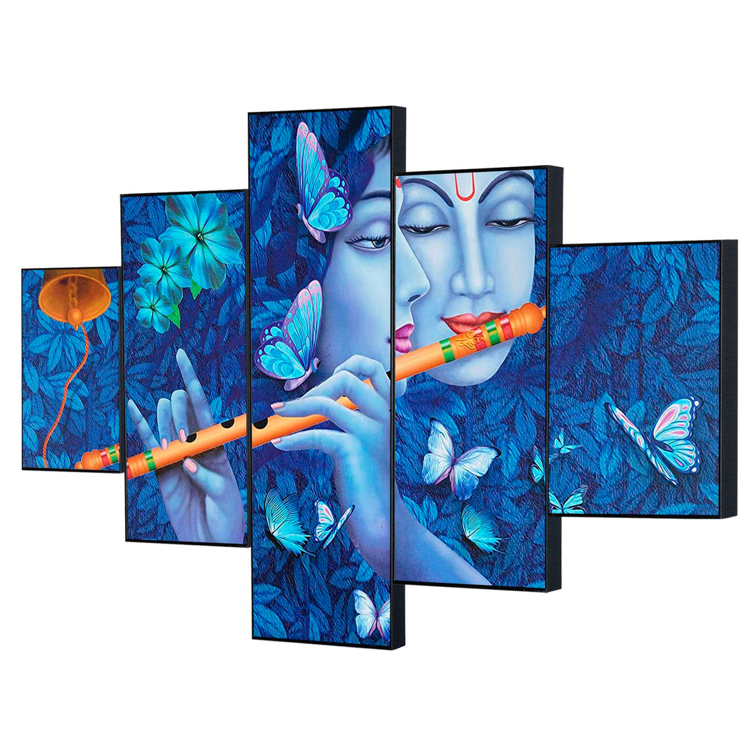 Set Of Five Framed Digital Wall Painting