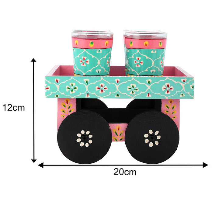 ALUMINIUM TEA KETTLE WITH 4 GLASS