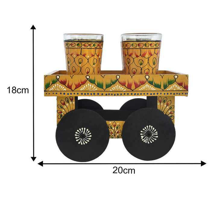 ALUMINIUM TEA KETTLE WITH 4 GLASS