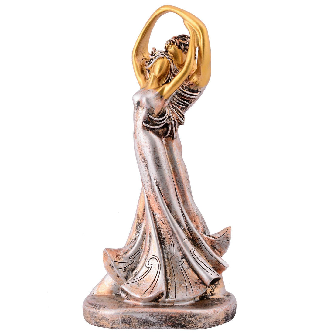 GREAT Valentine's Day Gift For Girl & Boys symbolizes true love, Romantic Gift Showpieces golden silver