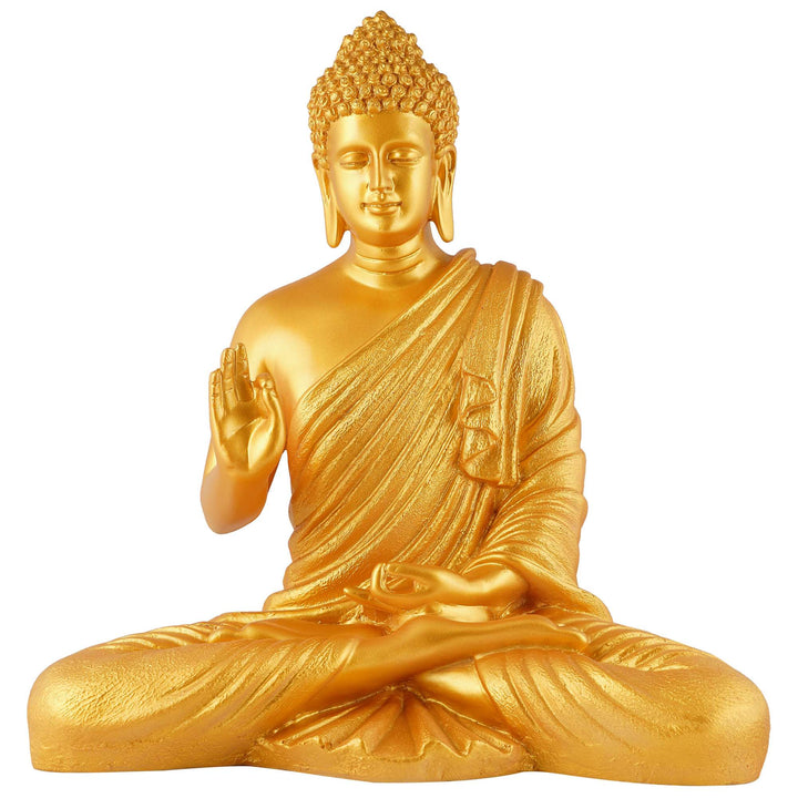 Buddha Idol Statue Showpiece Gift Gifting Item Polystone Home Decor Decoration