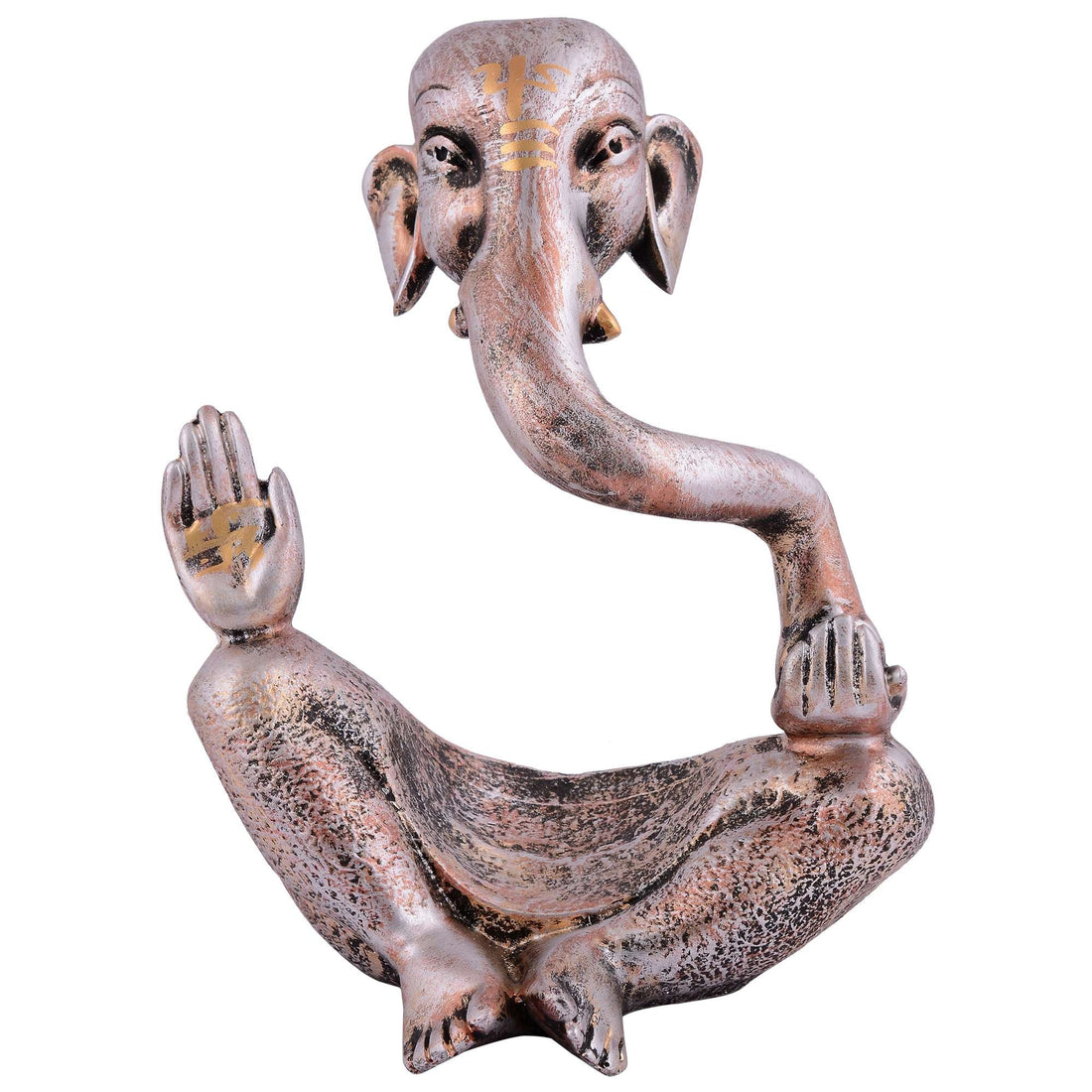 Ganesha Statue  Idol Shriganesh Bhagwan Murti / Home, Office Decor / Car Dashboard / Side Table Brass Ganpati / Lord Vinayaka Statue / God of Luck & Success Sculpture / Gift Items