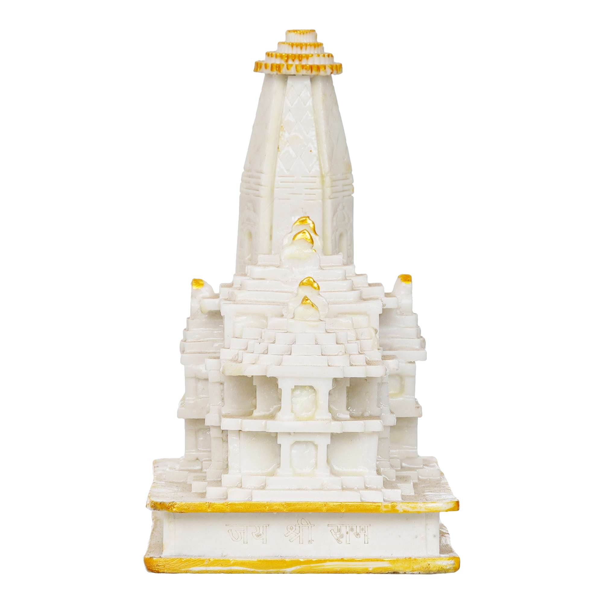 Ram Mandir | Jai Shree Ram JanamBhoomi Mandir, Religious, Mandir Murti, Ayodhya Model, for Home, Pooja Room, Puja, Temple | Marble Handcrafted- White