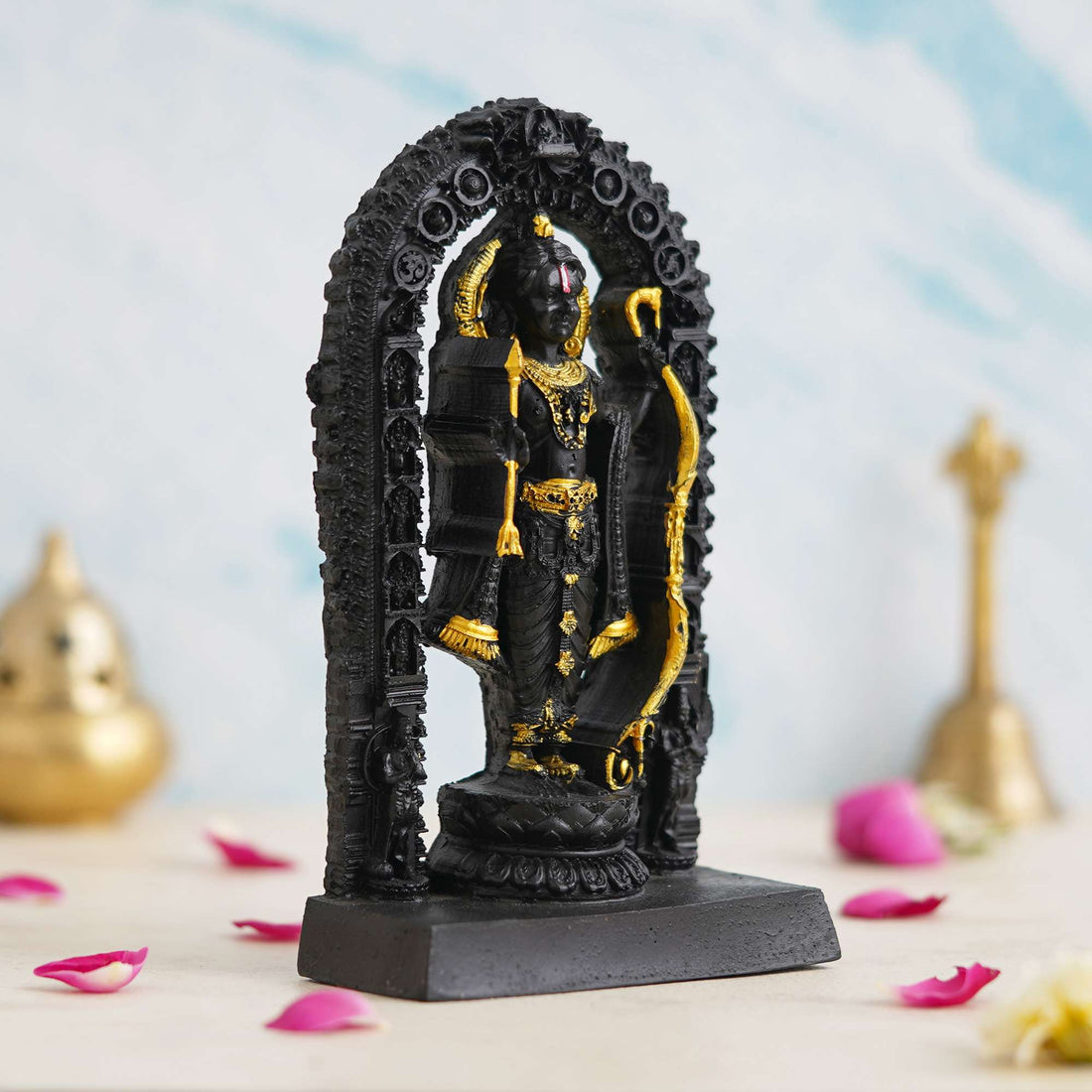 Ram Lalla Idol Ayodhya Murti Resin Shree Ram Lalla Statue Home Decor & Gifts, Office, Tample, Mandir Housewarming Decoration Items