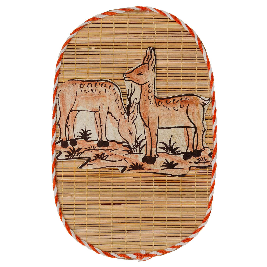 Bamboo Art Dear Painting For Home D?cor | Bamboo Art Gift For Multiple Occasions
