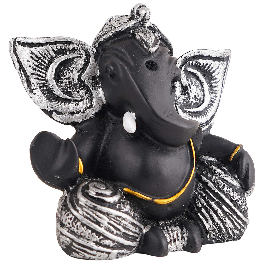 Ganesha Statue  Idol Shriganesh Bhagwan Murti / Home, Office Decor / Car Dashboard / Side Table Brass Ganpati / Lord Vinayaka Statue / God of Luck & Success Sculpture / Gift Items