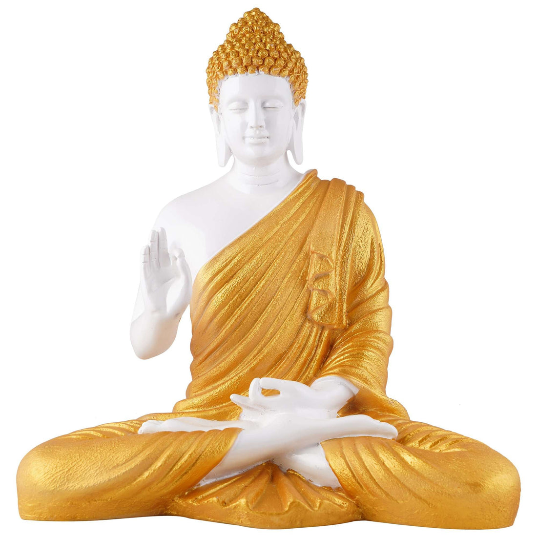 Buddha Idol Statue Showpiece Gift Gifting Item Polystone Home Decor Decoration