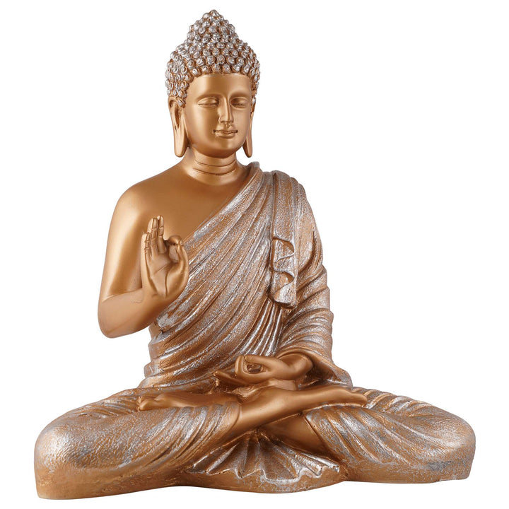 Buddha Idol Statue Showpiece Gift Gifting Item Polystone Home Decor Decoration