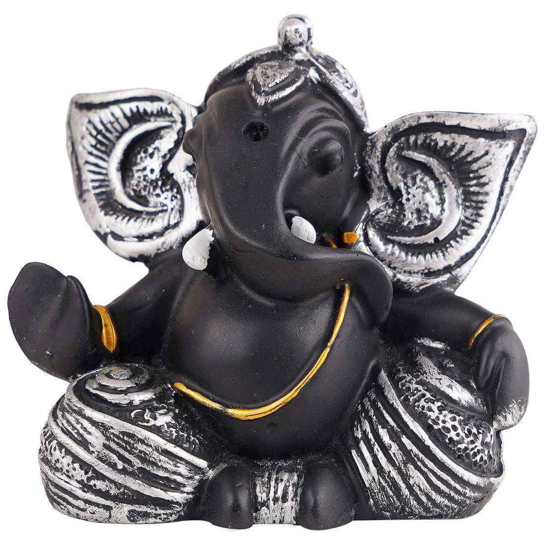 Ganesha Statue  Idol Shriganesh Bhagwan Murti / Home, Office Decor / Car Dashboard / Side Table Brass Ganpati / Lord Vinayaka Statue / God of Luck & Success Sculpture / Gift Items