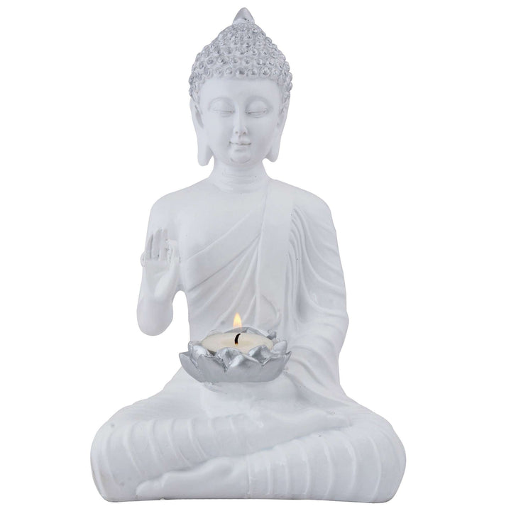 Buddha Idol Statue Showpiece Gift Gifting Item Polystone Home Decor Decoration